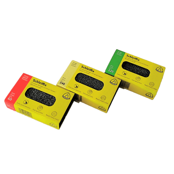 kit 3 Sabonetes Abrasivos para Limpar Ferramentas em Geral - Klingspor - Grãos 60/120/240