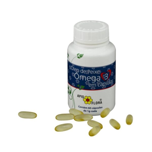 Óleo de Peixe (ÔMEGA 3) 60 cápsulas de 1g