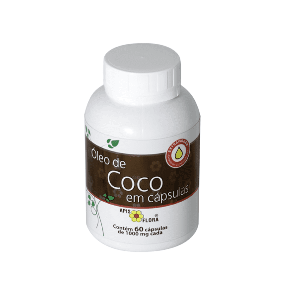 Óleo de Coco Extra Virgen 60 Cápsulas de 1G