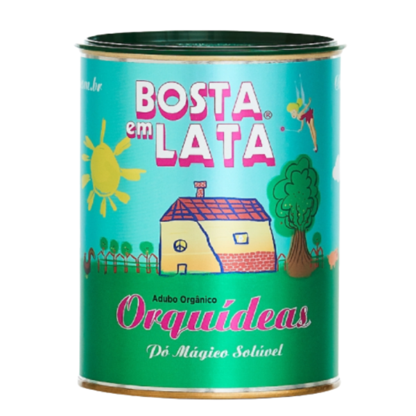 Fertilizante Orgânico Bosta Em Lata Orquídeas - 400 G