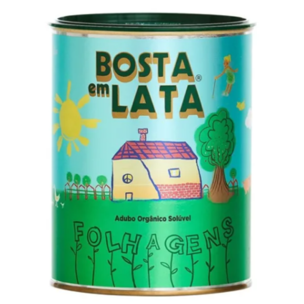 Fertilizante Orgânico Bosta Em Lata Folhagens - 400 G