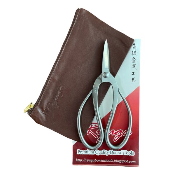 Tesoura Ikebana De Poda Para Bonsai Ryuga Aço Inox 19cm (RS-04)