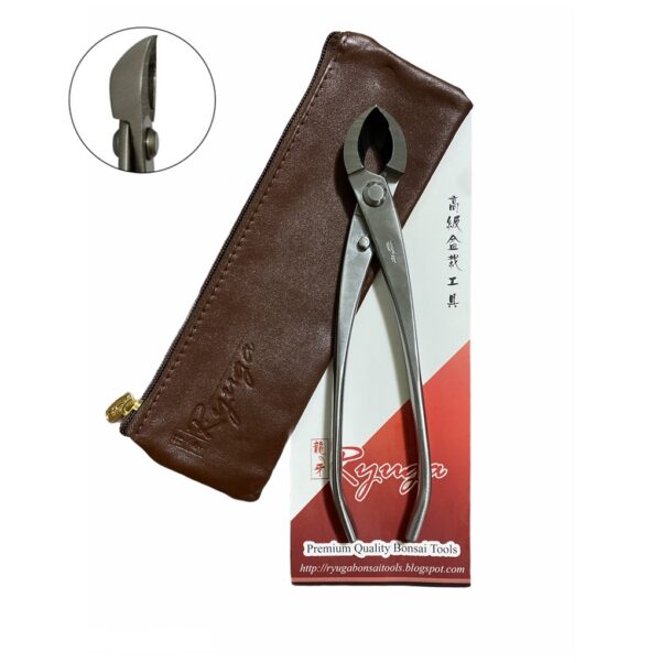 Alicate Duplo Côncavo Para Bonsai Ryuga Aço Inox 20.5cm (RS-12)