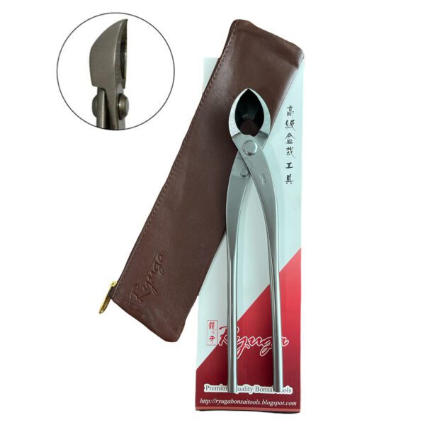 Alicate Duplo Concavo Para Bonsai Ryuga Aço Inox 28cm (RS-29)