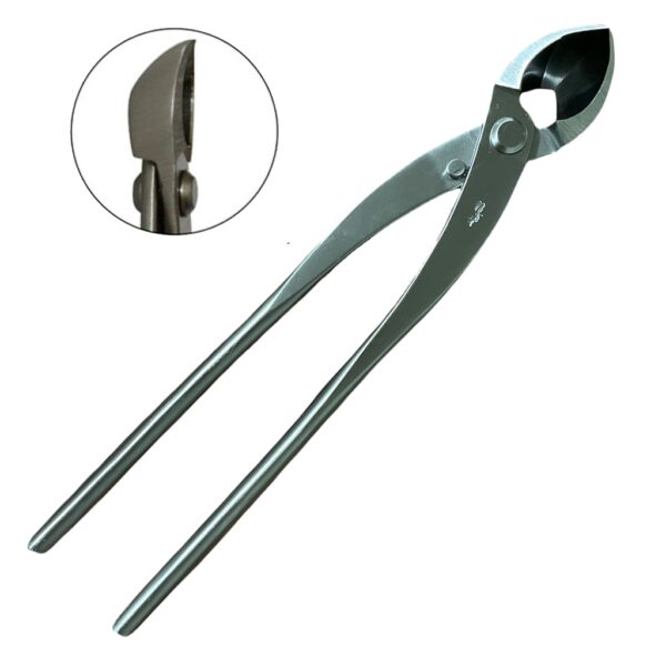 Alicate Duplo Concavo Para Bonsai Ryuga Aço Inox 28cm (RS-29) - Imagem 2