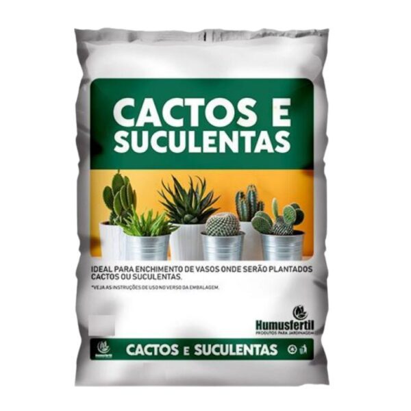 Substrato ou Terra Especial para Cactos e Suculentas 20 Kg