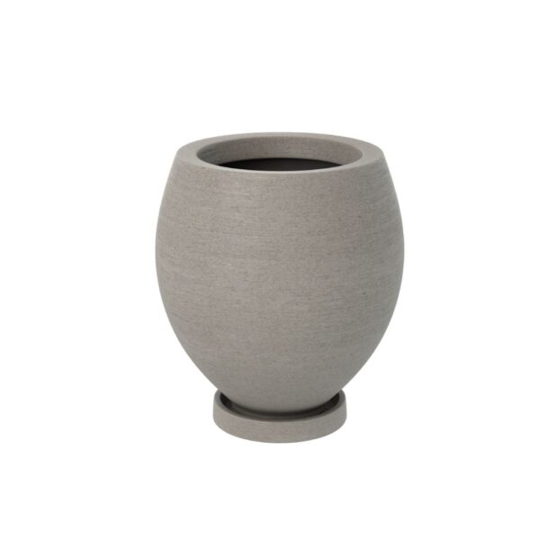 Vaso de Polietileno Oval Extra Grande A60  X B55  X C25 C/Prato - Image 3