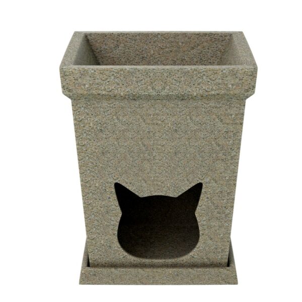 Vaso de Polietileno PET CAT   A65 X B46 X C35  C/ Prato - Imagem 2