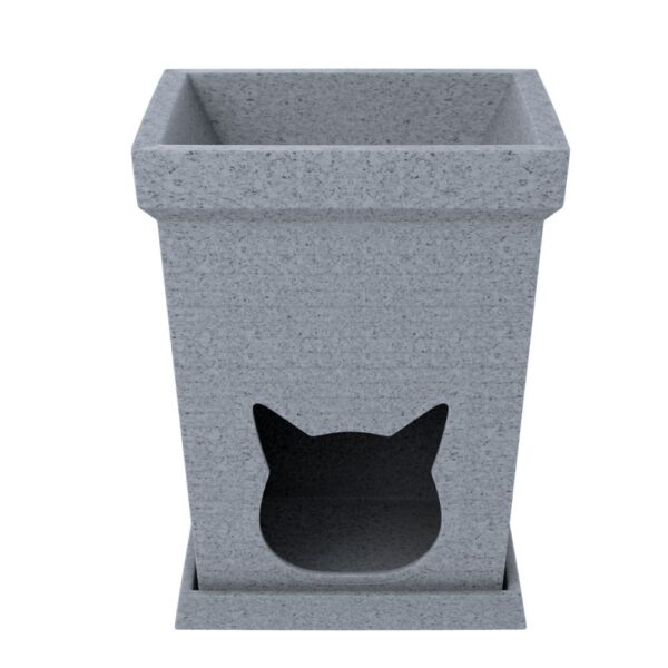 Vaso de Polietileno PET CAT   A65 X B46 X C35  C/ Prato - Imagem 4