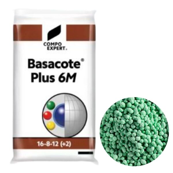 Fertilizante de Liberação Controlada Basacote® Plus 6M 16-8-12 (+2) -1Kg