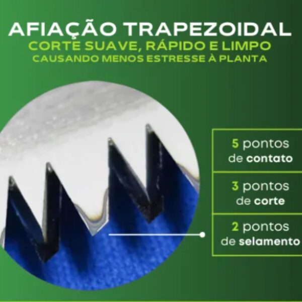 Podador Topman 350mm com Gancho e Dente Trapezoidal – Precisão e Eficiência na Poda - Imagem 4