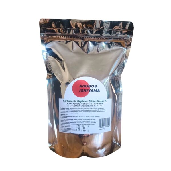 Adubo Organico Ishiyama saco zip 500g